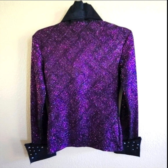 NEW Quality Western Showmanship/ Horsemanship Zip Up Glamour Top - Picture 2 of 6